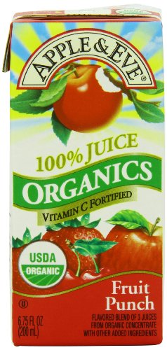 Apple & Eve Organic Juice, Fruit Punch, 3 Count, Pack of 9