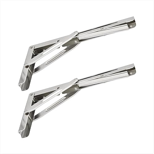 MARINE CITY Soporte de estante plegable, acero inoxidable de grado 304, resistente a la corrosión, a prueba de óxido, carga máxima de 551 libras,