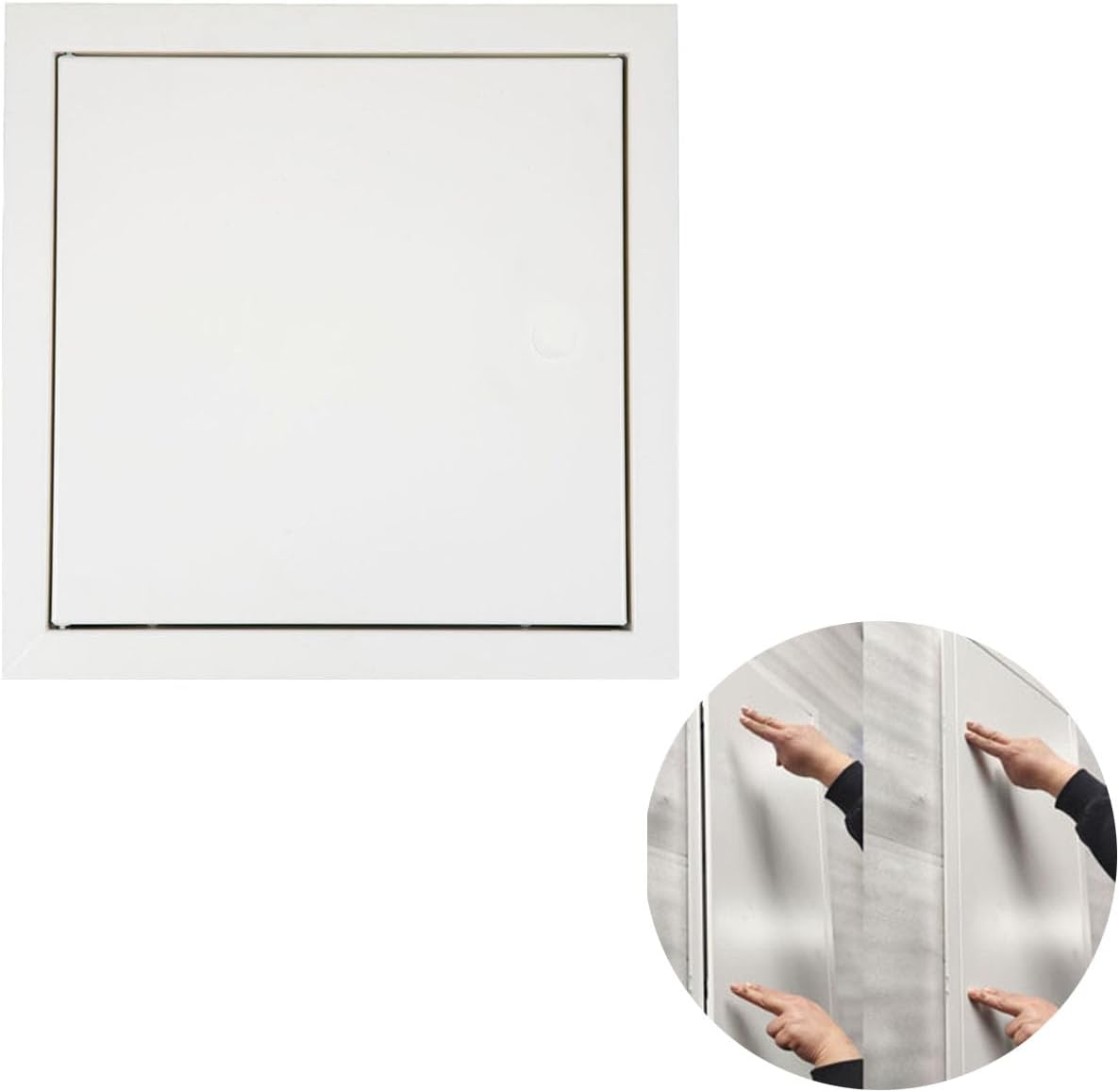 Fengze Metal Thickness 1.2mm Access Panel 24 x 24 Inch Spring Loaded - Strong Steel with Touch Latch No Key Needed