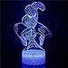 Veilleuse pour enfants Spiderman Illusion 3D Lampe de bureau 16 couleurs changeantes Décoration de chambre d'enfant Meilleur cadeau d'anniversaire pour les tout-petits garçons enfants