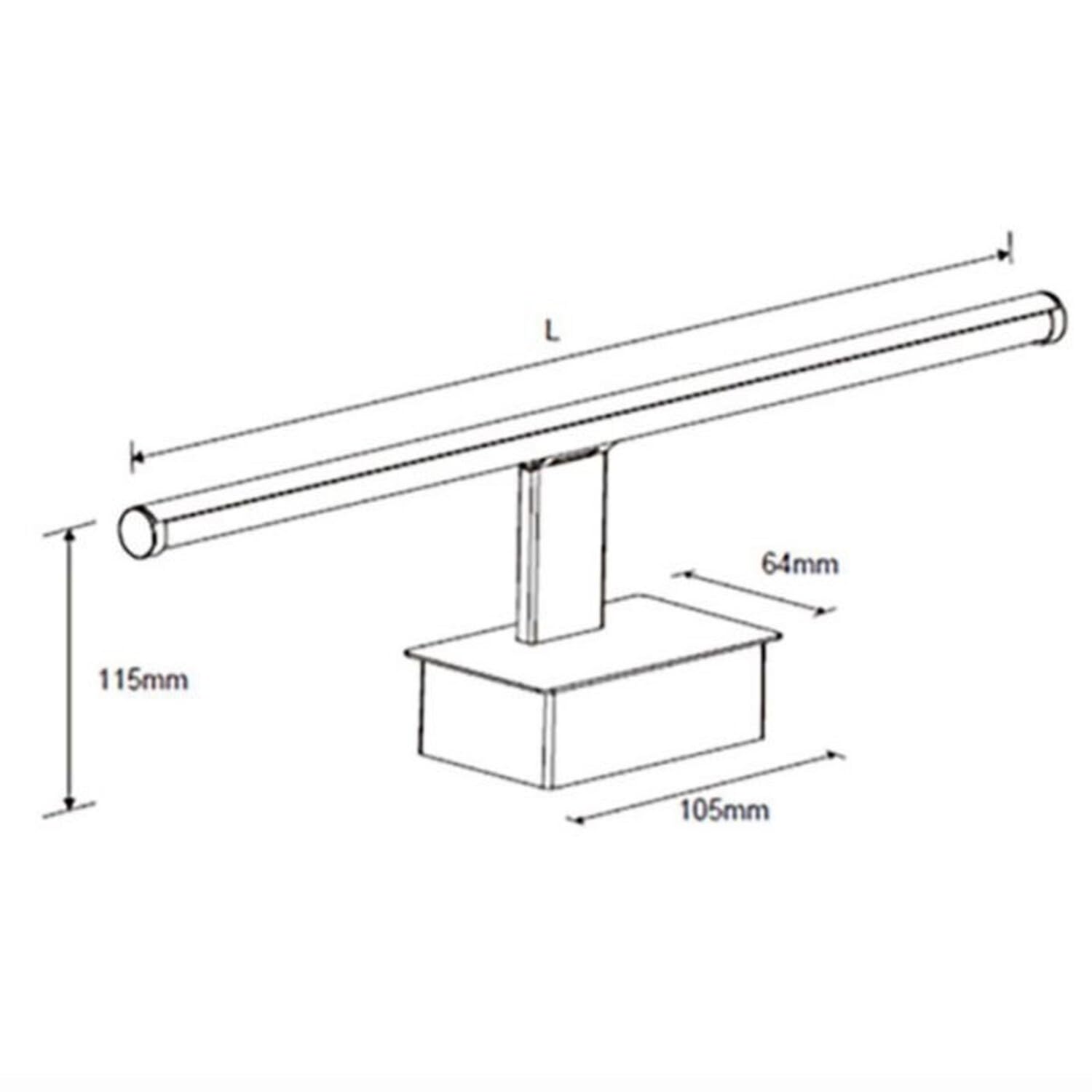 LEDKIA LIGHTING Aplique para Cuadros LED 1.7W Slimlight Latón