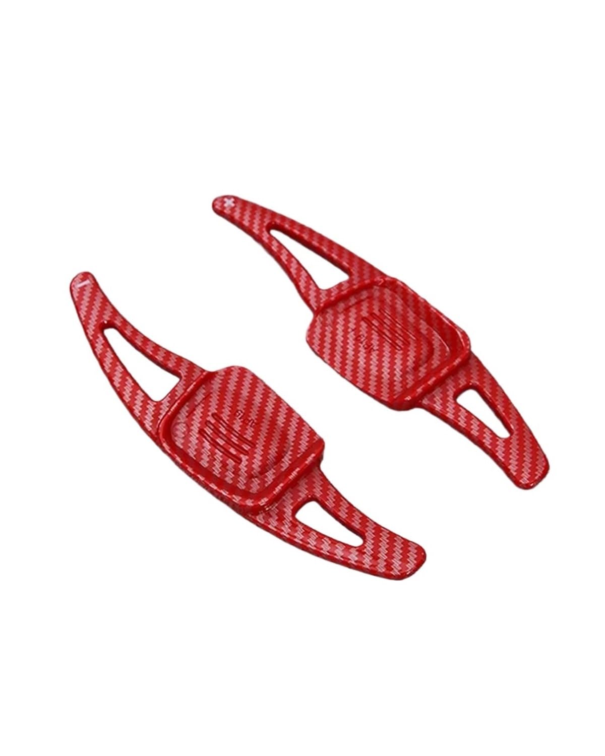 X Psblty Carbon Fiber Red Car Shift Paddle For Mk2 For Golf 7.5 Alltrack For Mk7 Mk8 For T-Cross For Passat B8 For Gti Car Steering Wheel Shift Paddle Shifter Auto Steering Wheel Shifter Paddles(Carbon Fiber Red)
