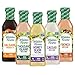 Walden Farms Salad Dressing - Thousand Island-Honey Dijon- French- Caesar- Balsamic Vinaigrette - Calorie Free, Fat Free, Gluten Free, Sugar Free - Variety Pack 5x12 Fl Oz