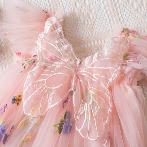 NNJXD Baby Girl Tulle Dress Casual Flower Embroidery Toddler Dresses3