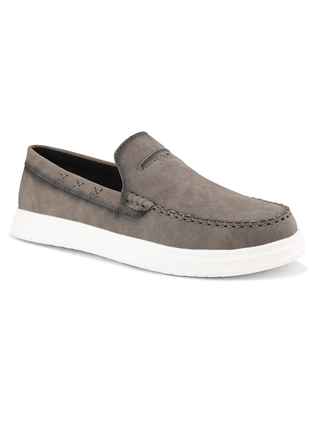 prolific Men's Slip-On Sneaker Cum Loafer Shoes | Cushioned Footbed Finish-picture-10