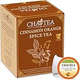 Cha4Tea 36-Count Cinnamon Orange Spice Herbal Black Tea Pods for Keurig K-Cup Brewers