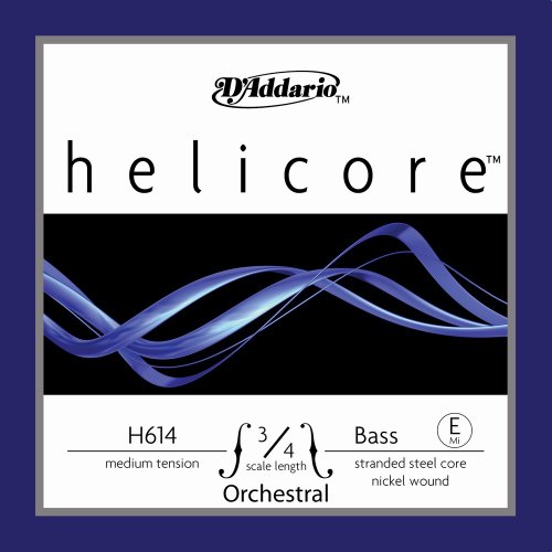 D'Addario Helicore Orch Bass 10Bk E 3/4 M (H6143/4M-B10)