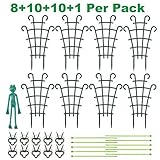 [page_title]-8 Stück Garten Pflanzenstütze Rankhilfe, Blumenstütze Gitterspalier Topfpflanzen Rankgitter Pflanzkübel Pflanzenkäfige für Kletterpflanzen und Reben