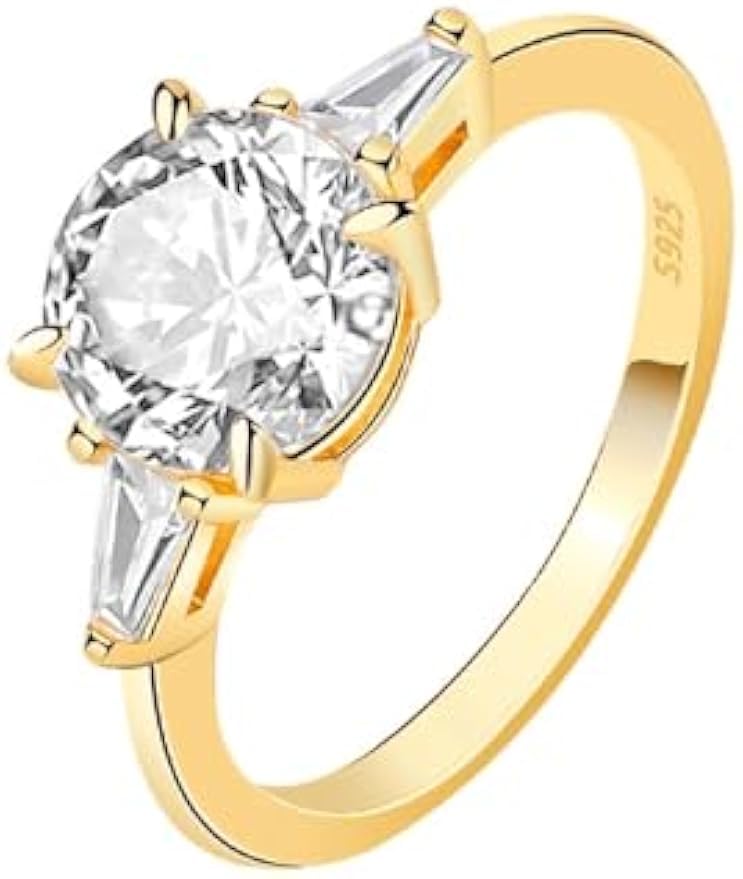 Alliance en moissanite 2 carats bague de fiançailles élégante en argent S925 pour femme