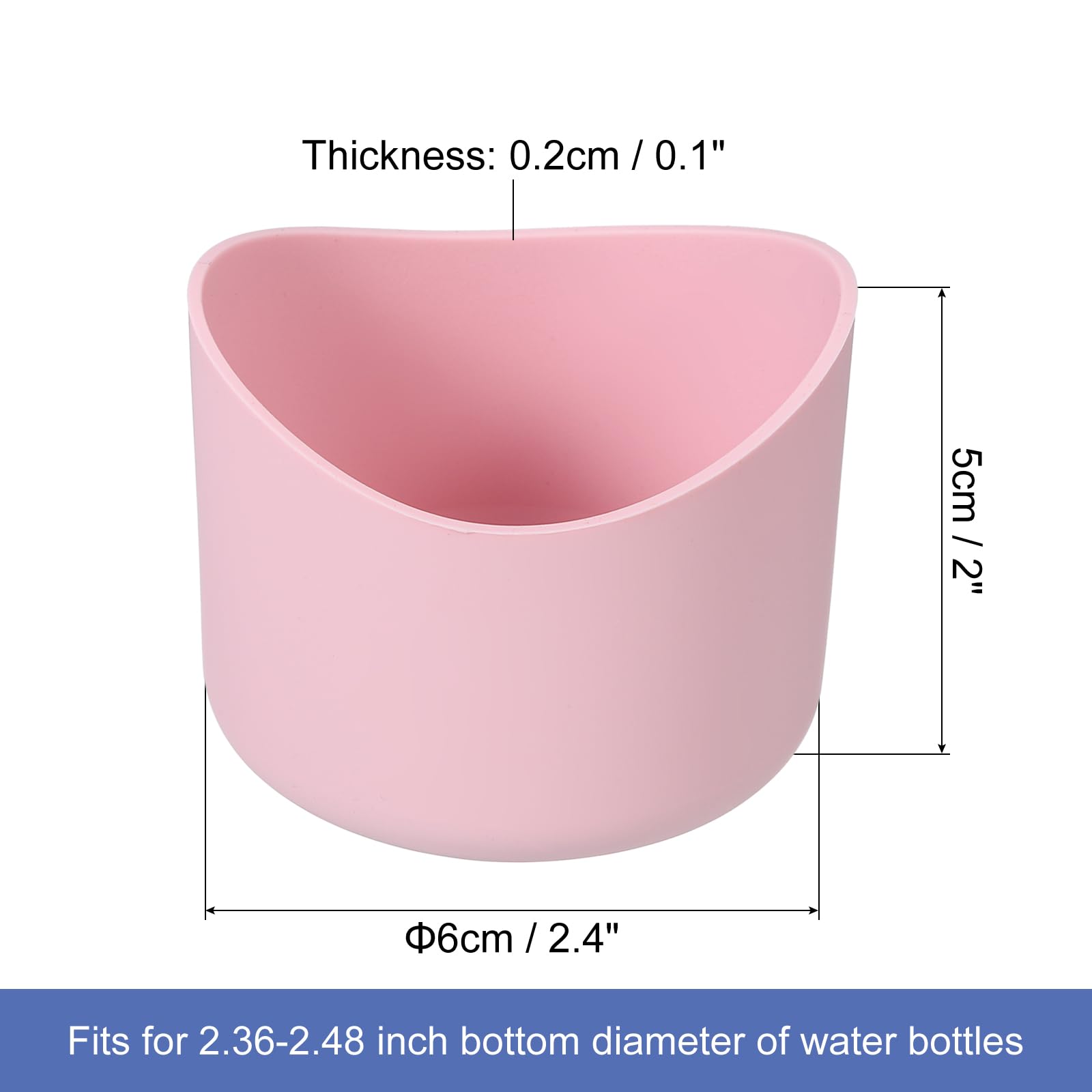 QUARKZMAN 2 Pezzi Fondo In Silicone Per Bottiglie 12-24 Oz: Proteggi La Tua Borraccia E Addio Rumore!