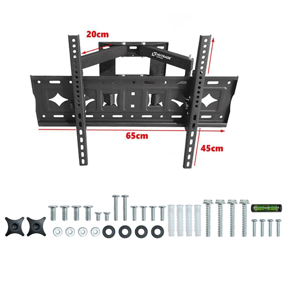 Vetrineinrete® Staffa tv da 32” a 70” pollici supporto inclinabile a muro per televisore plasma lcd schermo attacchi vesa 100x100 600x400 mm