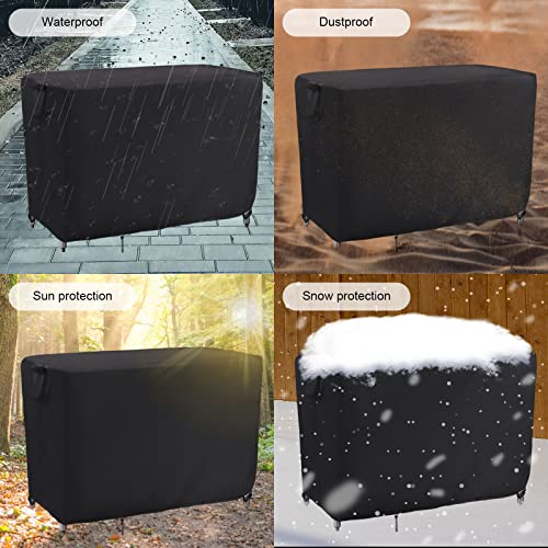 Kingling Outdoor Prep Table Cover, Waterproof Stainless Steel Table Cover Metal Table Cover Protection For Patio Kitchen Prep/Work Table - 48''L X 30''W X 35''H #TOP5