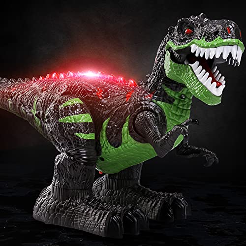 2.4Ghz Remote Control Dinosaur T-Rex Toys For Kids 3-5 Years, Electric Walking Robot Dinosaur With Led Lights & Sounds, Simulation T-Rex Rc Dinosaur Toy Gift For Boys Girls 4-7 Years #TOP2