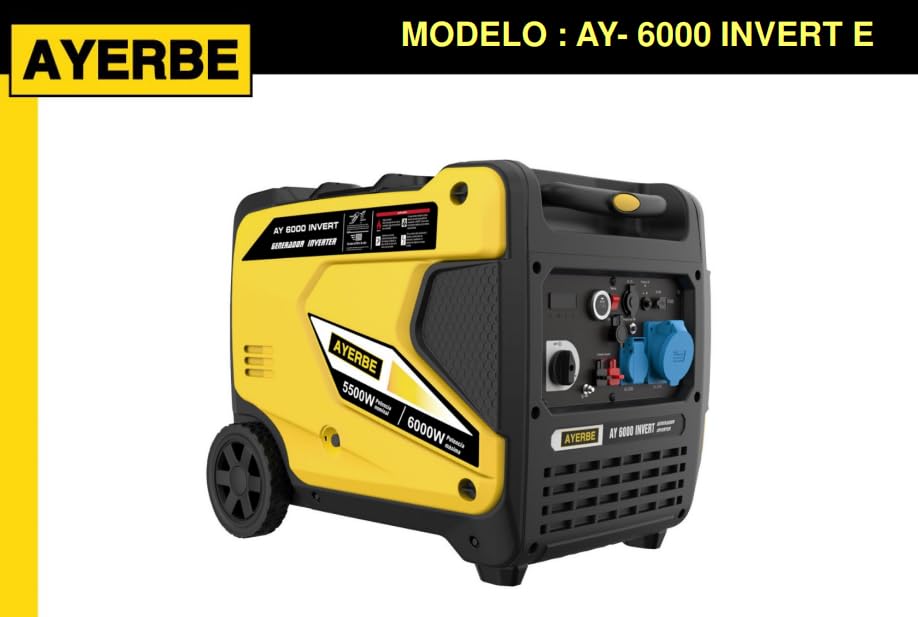 BRICOSOL GENERADOR GASOLINA AYERBE 6000 INVERT E