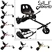 SILI® Kart de suspensión para Todo Terreno para Scooter de Auto Equilibrio de 2 Ruedas, diseño Mejorado con suspensión Debajo del Asiento para máxima Comodidad (Negro)