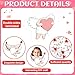 60pcs Valentine's Day Cupid Cutouts Happy Valentine Classroom Bulletin Board Decoration Cupid Photo DIY Craft Cutouts Valentines Day Decorations for Home School Office Wall Door Party Supplies