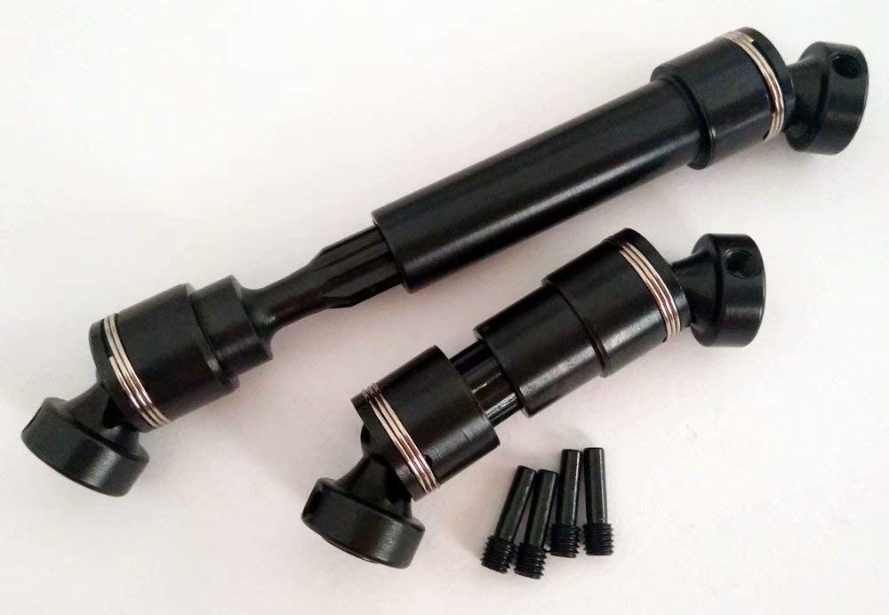 CrazyRacer Hard Steel Main Center Driveshafts Fit Traxxas 1/16 EREVO Summit Slash 4WD 7250R