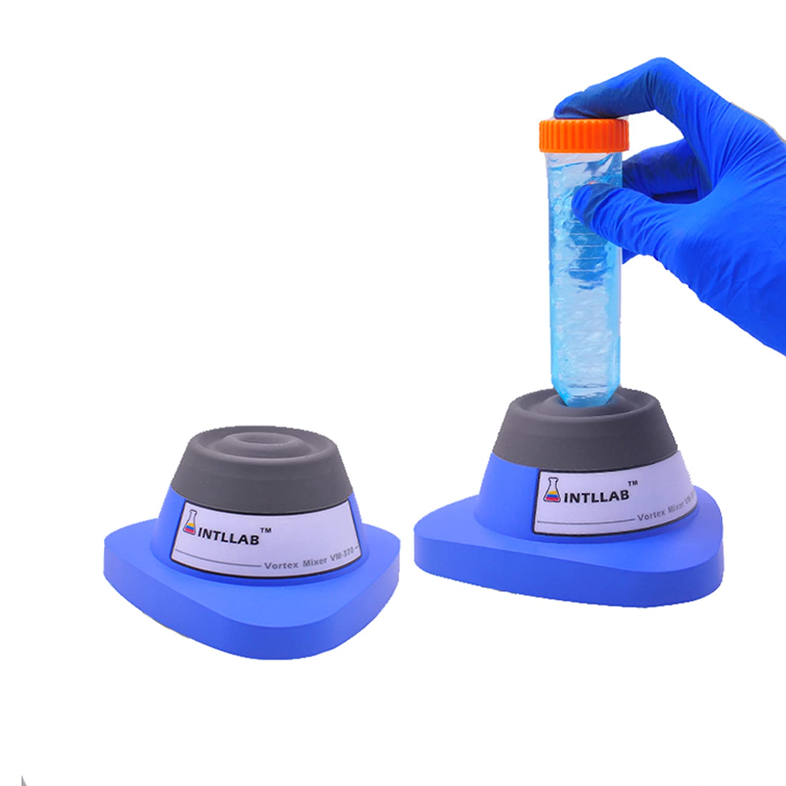 Mini Agitador Vortex, Mezclador de vórtice líquido para Tubos de hasta 50ml, para Laboratorio, Esmalte de Uñas, Pinturas, 110-220V