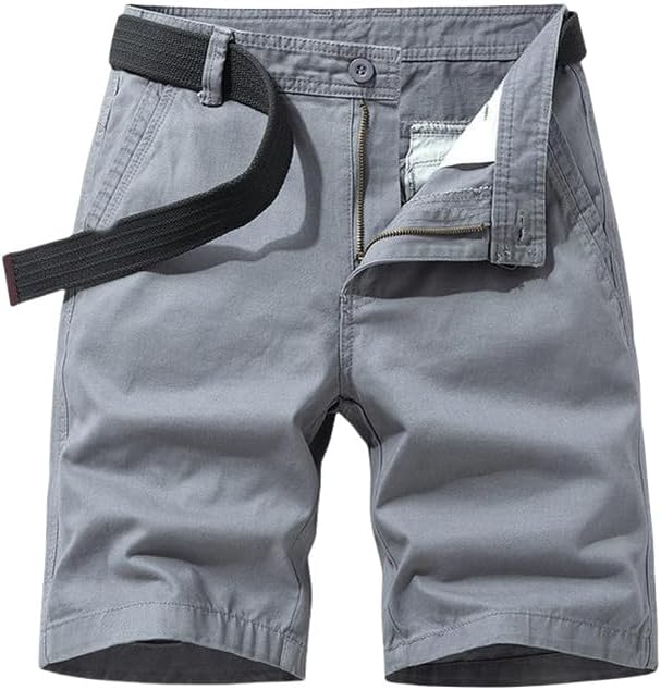 Summer Men's Retro Cargo Versatile Mid-Length Shorts