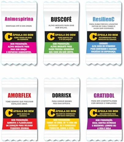 KIT BALAS PERSONALIZADAS DIVERTIDAS FRASES MOTIVACIONAIS