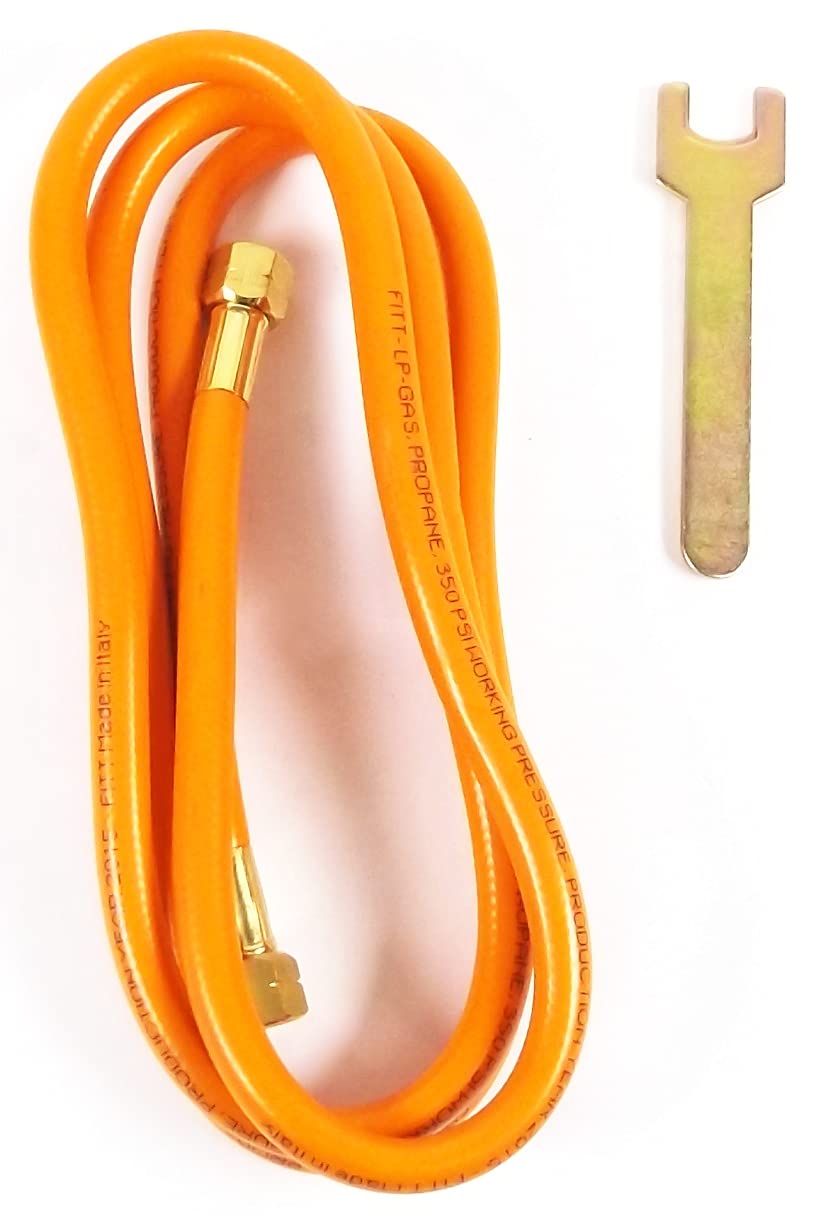 Manguera de gas propano con conector de 2-5 m, manguera de conexión de butano y propano