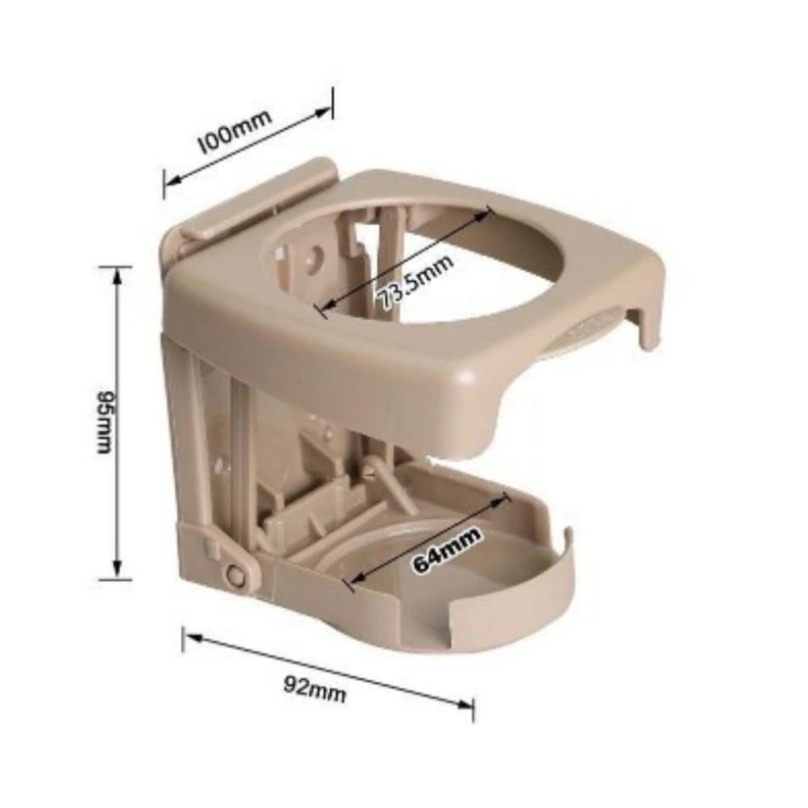 1 Pz Universale Regolabile Pieghevole Bocchetta Dell'aria Auto Tazza Bevande Portabevande Multifunzionale Forniture Auto Accessori Interni Portabottiglie Auto