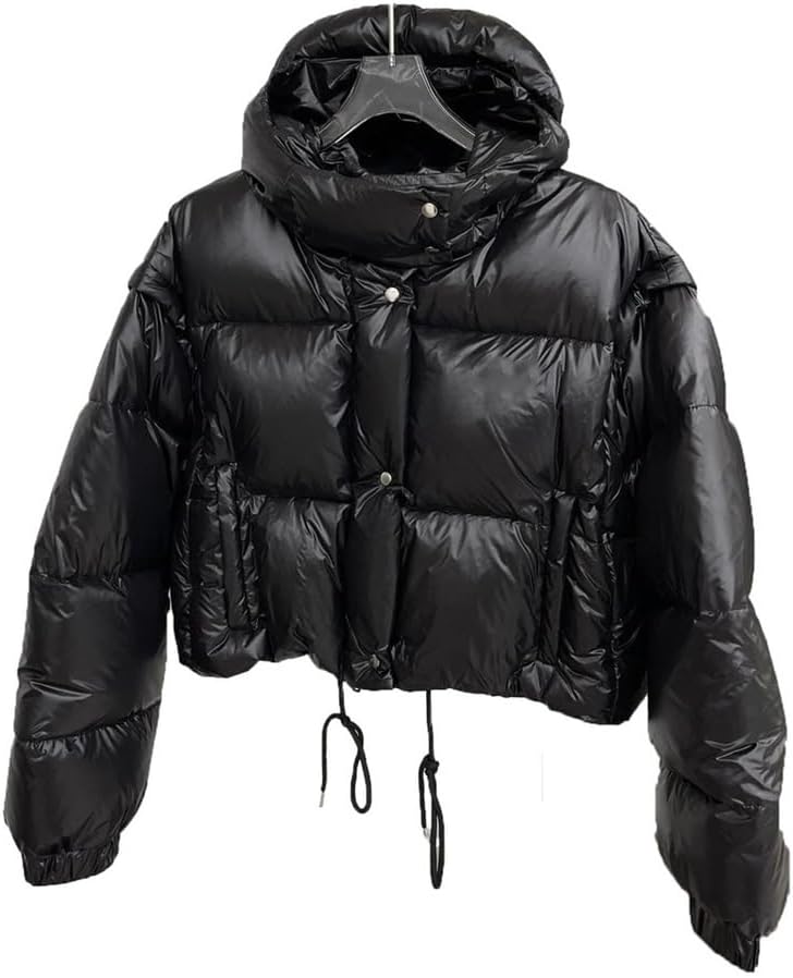 Winter Down Jacket Women's Loose Short Section Stand-up Collar