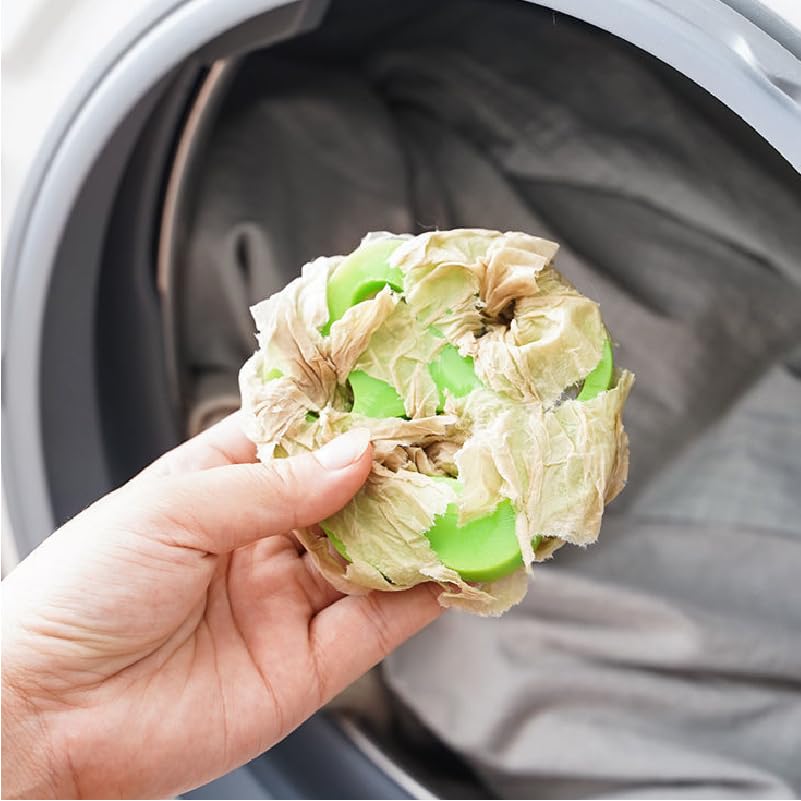 Boule Anti Poils Machine à Laver, Enlever Les Poils D'animaux Et Les