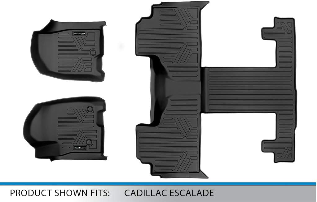 70% Off Discount SMARTLINER Custom Fit 3 Row Liner Set Compatible with 2021-2023 Cadillac Escalade with 2nd Row Bucket Seats Top Brands SMARTLINER Custom Fit 3 Row Liner Set Compatible with 2021-2023 Cadillac Escalade with 2nd Row Bucket Seats