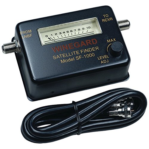 Winegard SF-1000 Satellite Finder Meter, 7.25" x 4.25" x 1.75"