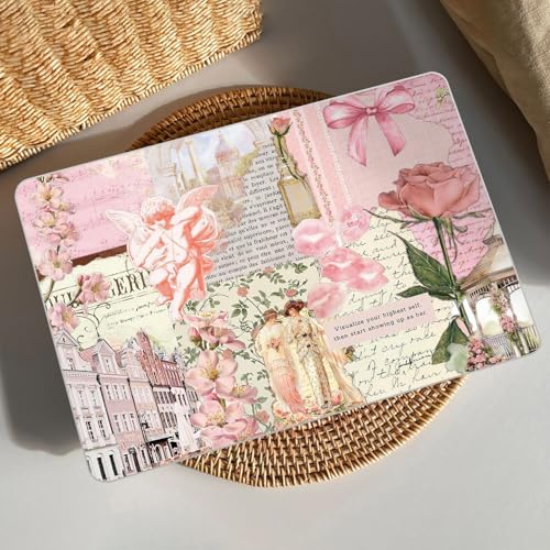 Image of AKIT for MacBook Air 15 inch Case M5 M4 M3 M2 Chip 2026-2023, Retro Collage | A3448 A3241 A3114 A2941, Elegant Funny Pattern Hard Shell Laptop Case+Keyboard Cover+Screen Protector for MacBook Air 15 inch