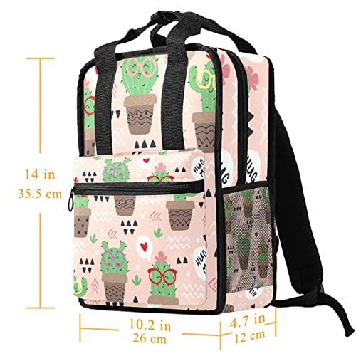 Sac à dos garçons ergonomique à motif cactus pour éviter le mal de dos - 5