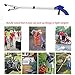 BeGrit 2 Pcs Reacher Grabber Suction Cup Grip Foldable Long Arm Reaching Claw Hand Grabber Trash Pickup Tool