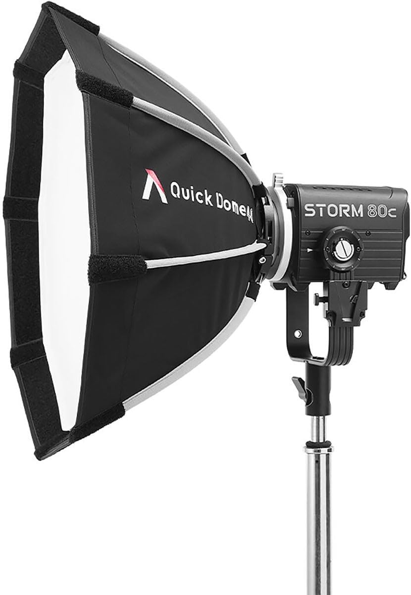 Softbox circular Mini ProLock Quick Dome 40 para Storm 80c | Configuraciones de fotografía ajustadas, mecanismo de cierre de liberación para una luz suave profesional