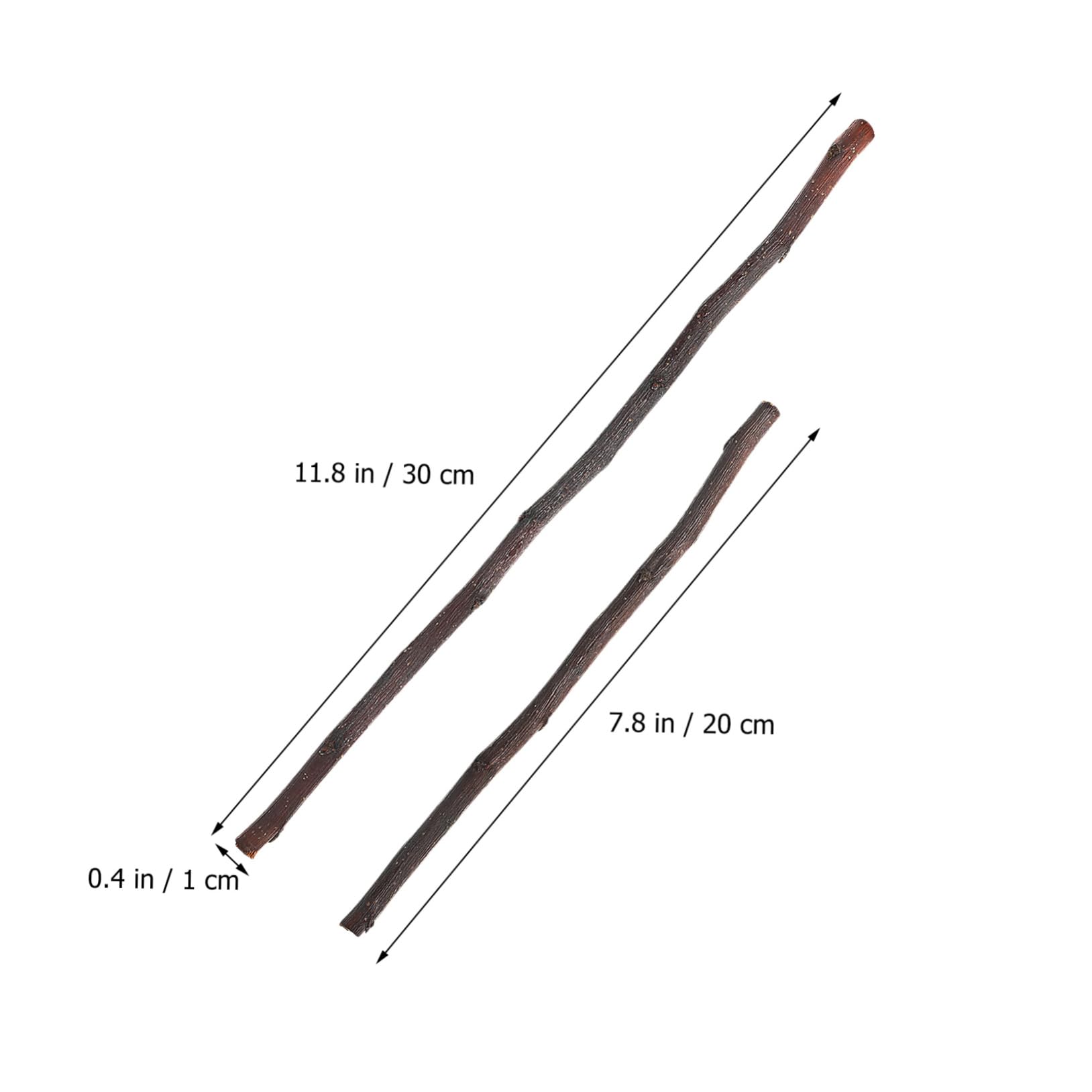 LIFKOME 5 Ensembles Bâtons Naturels Pour Artisanat Lot Bâtons Longs Pour Projets Diy Décorations Photo Et Artisanat À Domicile 50 Pièces * 5