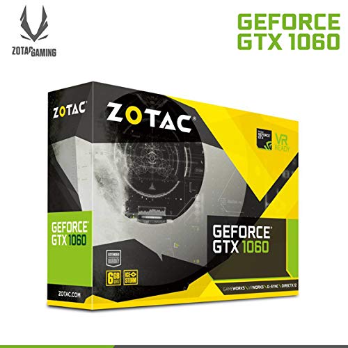 Image of ZOTAC GeForce GTX 1060 DirectX 12 6GB 192-Bit GDDR5X Graphics Card (ZT-P10620A-10M)