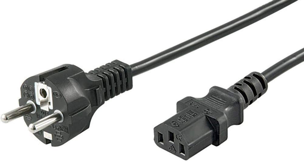 Microconnect Black Pe020410 Power Cable 1 M Power Plug Type E+F C13 Co