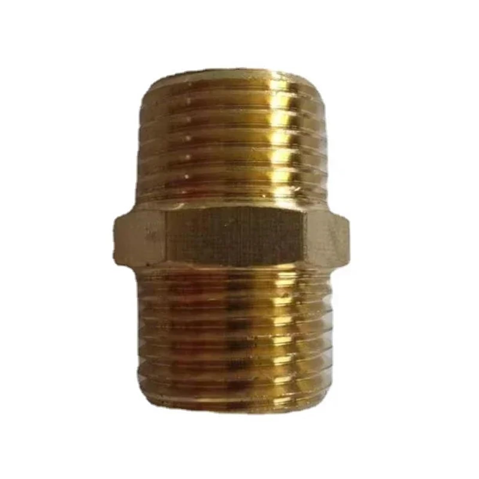 1/8" 1/4" 3/8" 1/2" 3/4" 1" BSPT NPT Maschio Esagonale Nipplo Riduttore Raccordo for Tubo in Ottone Adattatore Connettore Acqua Gas Casa Giardino(NPT 1" To 1")