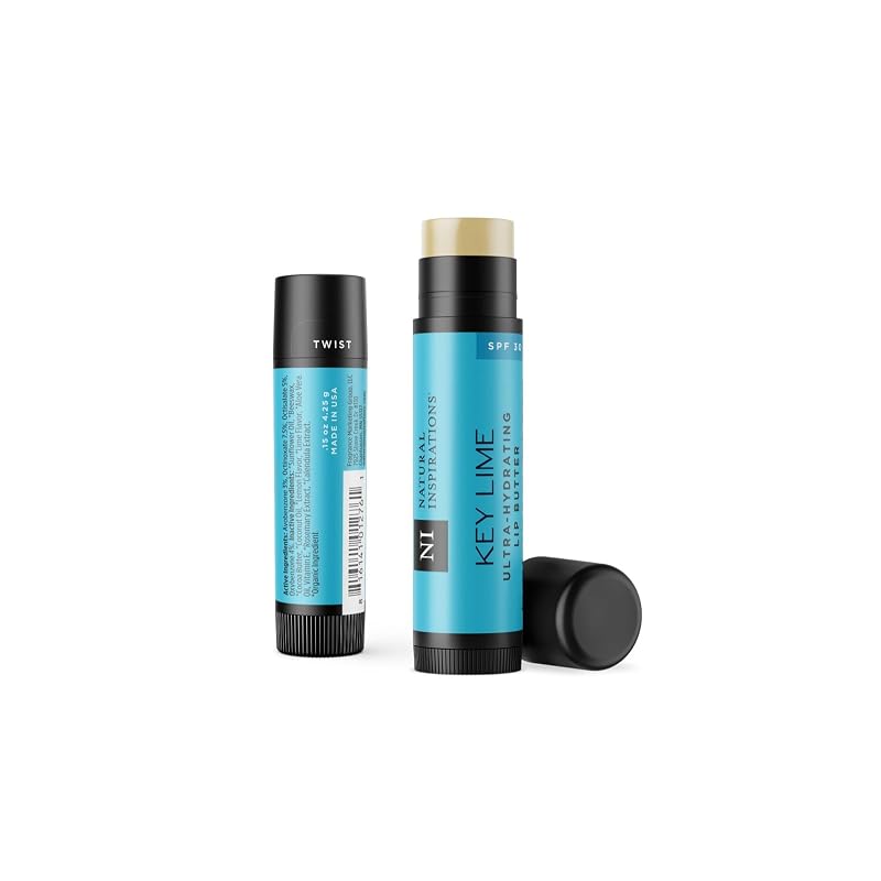 Natural Inspirations Manteiga labial Key Lime com designação técnica SPF 30, 4,3 g