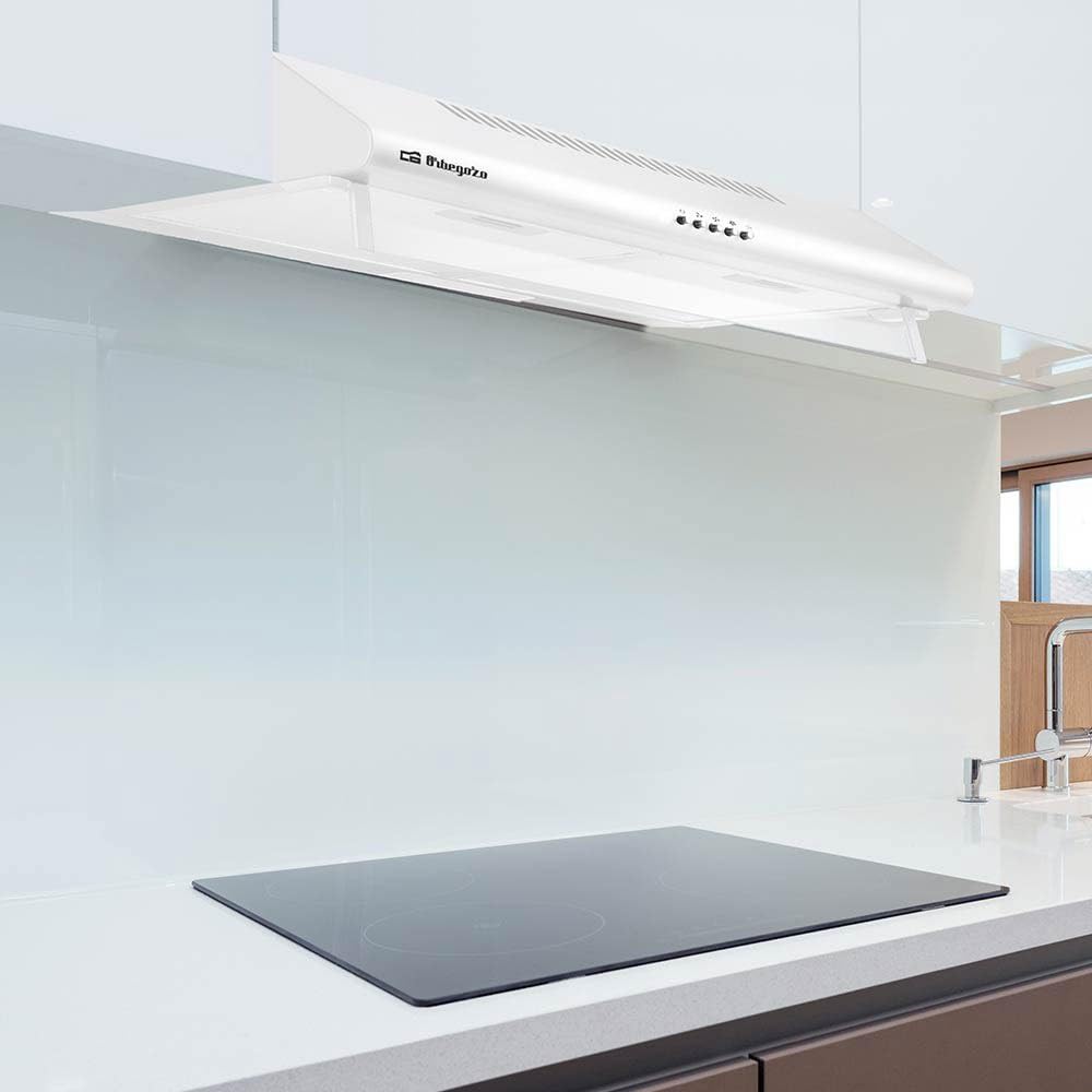 Orbegozo ST 07260 D BL - Campana extractora standard 60 cm, 2 motores de 60 W, 3 niveles de potencia, 2 filtros de aluminio desmontables, extracción 347,4 m3/h, iluminación LED