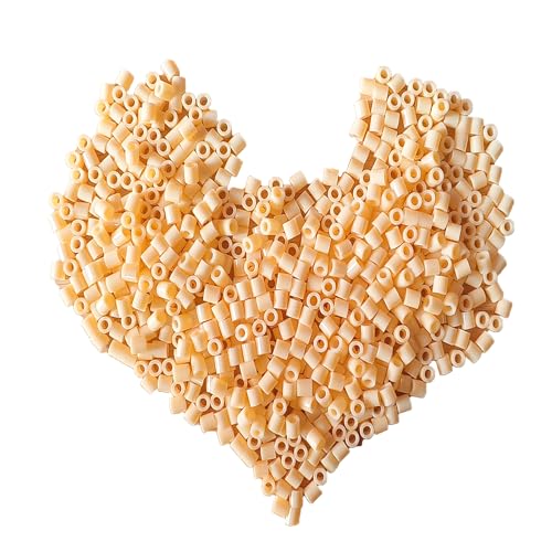 Yowamho 1000 pcs perles à fusionner 5mm abricot pour bricolage