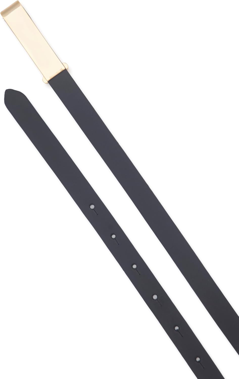 Vince womens 15MM ELONGATED PLAQUE BELT - Image 3