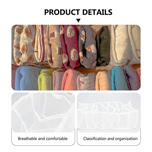 Yardwe Organizadores de Gaveta de Roupas Organizador de Roupas Íntimas Organizador de Meias E Armaze