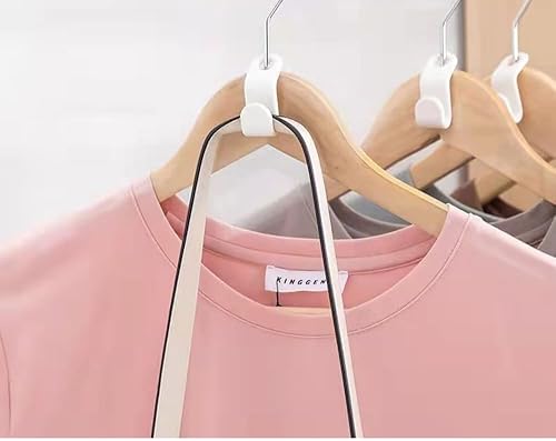 Miniatura 4 de 80 ganchos para colgar ropa, 4 colores, ganchos mágicos de conexión en cascada, ganchos de conexión en cascada para ahorrar espacio, clips