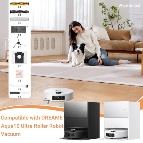 Image of 28 Pack Replacement Parts for Dreame Aqua10 Ultra Roller Vacuum