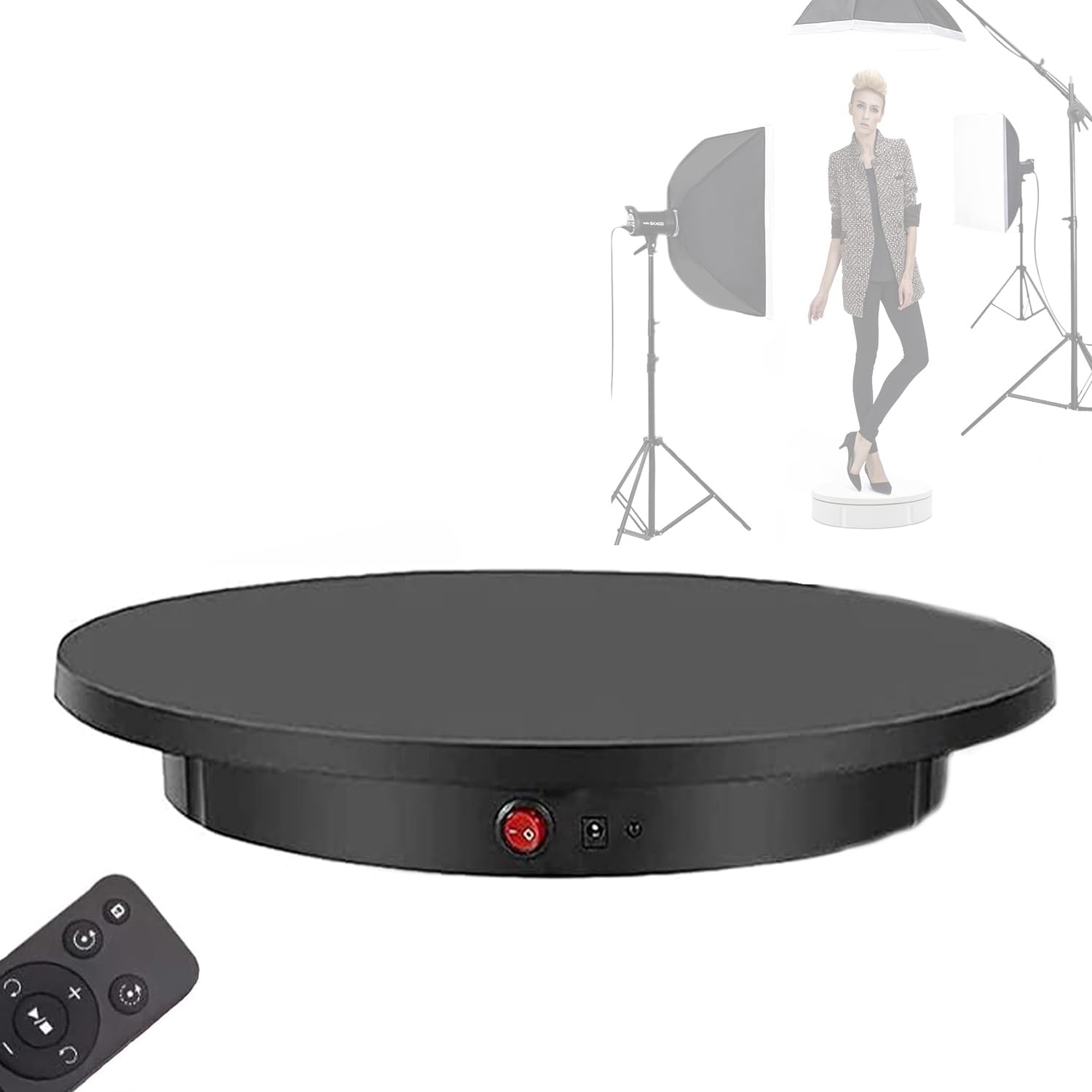 Robuster Elektrischer Drehteller (52 cm / 60 cm) Black-60cm