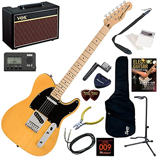 【セット品】Squier エレキギター初心者入門 Pathfinder10が入った本格14点セット Affinity Telecaster/BTB(バタースコッチブロンド)