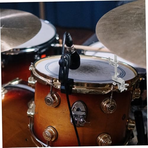 Abrazadera para cowbell Homoyoyo, soporte para bombo y tom, clip de extensión para percusión, compatible con kits de batería miniatura 7