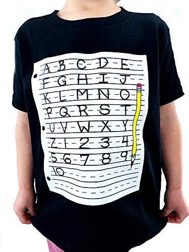 Learning Alphabet Shirt, Back To School Clothes, Preschool Kindergarten Toddler, Short Sleeve