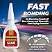 Y'allCanDiy Waterproof Super Glue for Ceramic - Ceramic Glue Repair for Pottery, No Smell After Cure. Best Cyanoacrylate Based Adhesive for China and Porcelain - Cap Color May Vary (Blue or White)